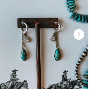 Authentic Kingman Turquoise Earrings